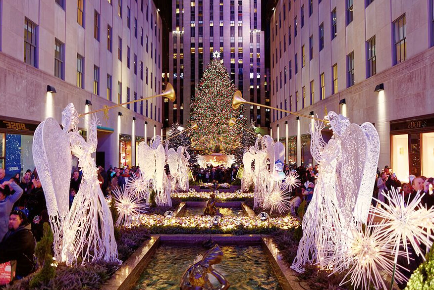 árboles de navidad en nueva york